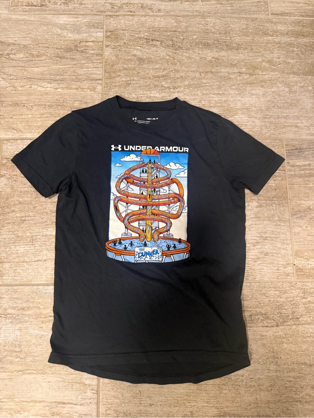 Under Armour Black Graphic Short-Sleeve Tee